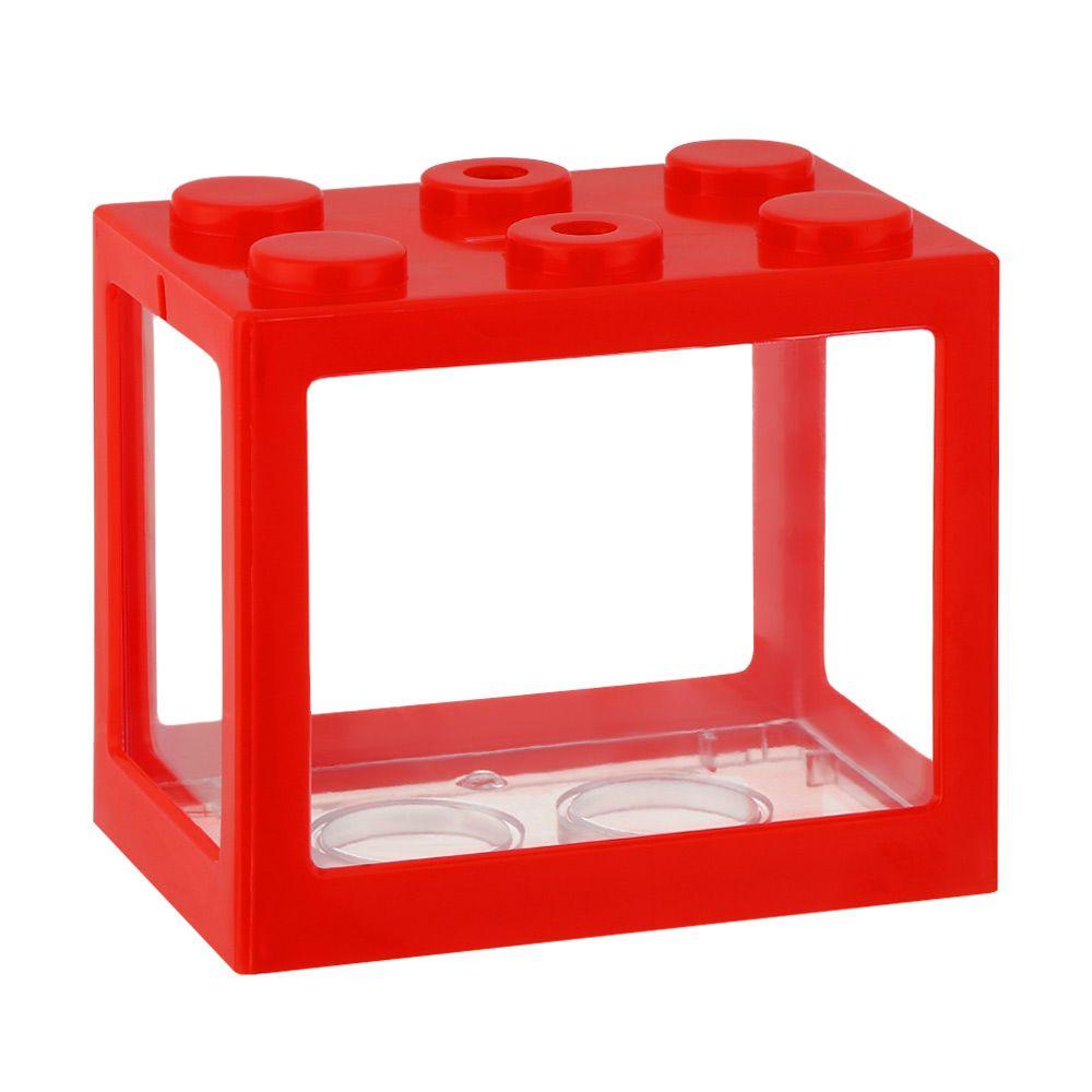 Aquarium Tank Gifts PVC Mini Aquarium Betta Fish Tank Betta Fish Accessories Ornamental