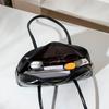 New Fashionable Tote Bag, Simple and Versatile Shoulder Bag, with Fixed Long Shoulder Strap and Zipper Closure, Perfect for Parties, Travel, and