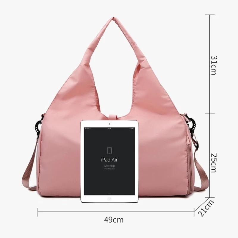 1PC Large Capacity Yoga Mat Bag Gym Fitness Handbags for Women Men Training Sports Travel Nylon Outdoor Sports Swimming Tote Bag