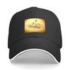 The Cat and the Turtle Adventure Baseball Cap Hard Hat Foam Party Hat Black Brand Unisex Cap Golf Unisex Womens