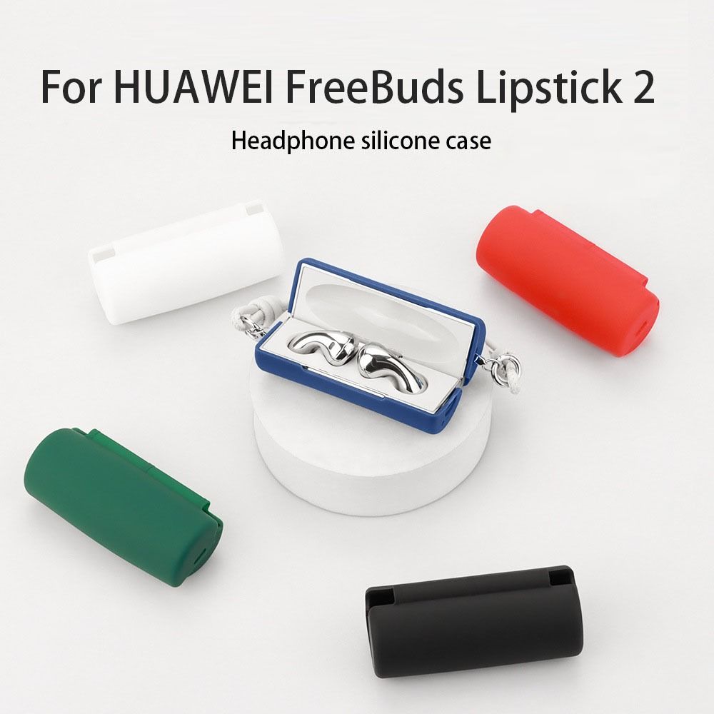 

Силиконовый защитный чехол для наушников Bluetooth, чехол для наушников HUAWEI FreeBuds Lipstick 2