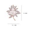 1Pc Simple Leaves Brooch for Women Men Chic Pearl Leaf Brooches Pins Jewelry Trendy Accessories Summer Holiday Gifts