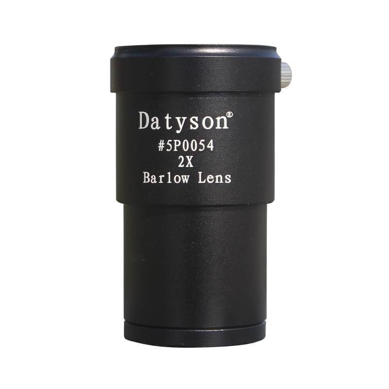 Datyson Black Dog Series 2x Astronomical Telescope Teleconverter 1.25 Inch Metal Barlow Lens 5p0054