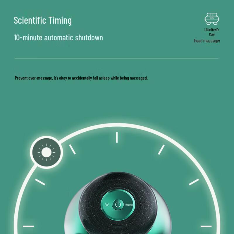 Rantai (ROTAI) Automatic Waterproof Head Scalp Massager