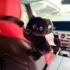 Plush Doll Car Tissue Box Cartoon Cat Kitten Paper Box Cute Armrest Box Paper Case  Car Inner Decor