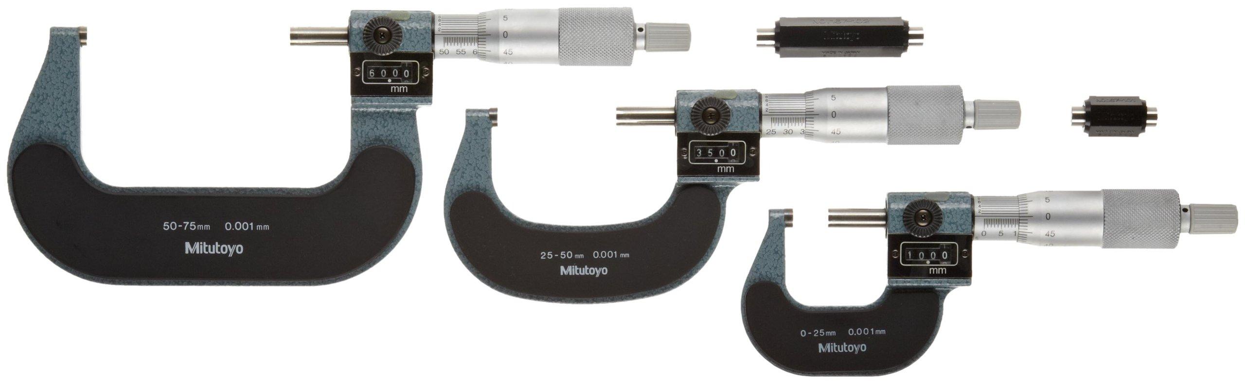 

Mitutoyo Count Outside Micrometer M820-75ST 193-915