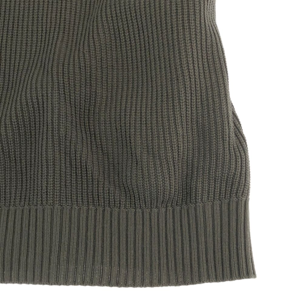 Subciety made in Japan Long sleeve knit L khaki sweater Men's Used