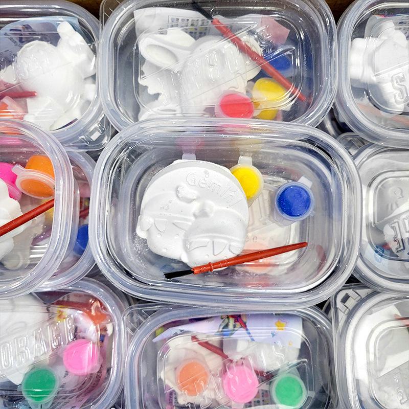 Children's DIY Cartoon Graffiti Plaster Painting Kit - Educational Toy and Gift