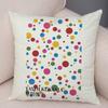 Nordic Style Yayoi Kusama Pumpkin Cushion Cover Decor Double Print Vintage Pillow Case for Sofa Home Car Plush Throw Pillowcase