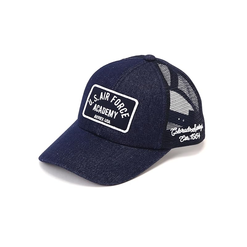 

[Avirex] AIRFORCE LOGO MESHCAP air force logo mesh cap men s F 120 navy 783-5174007