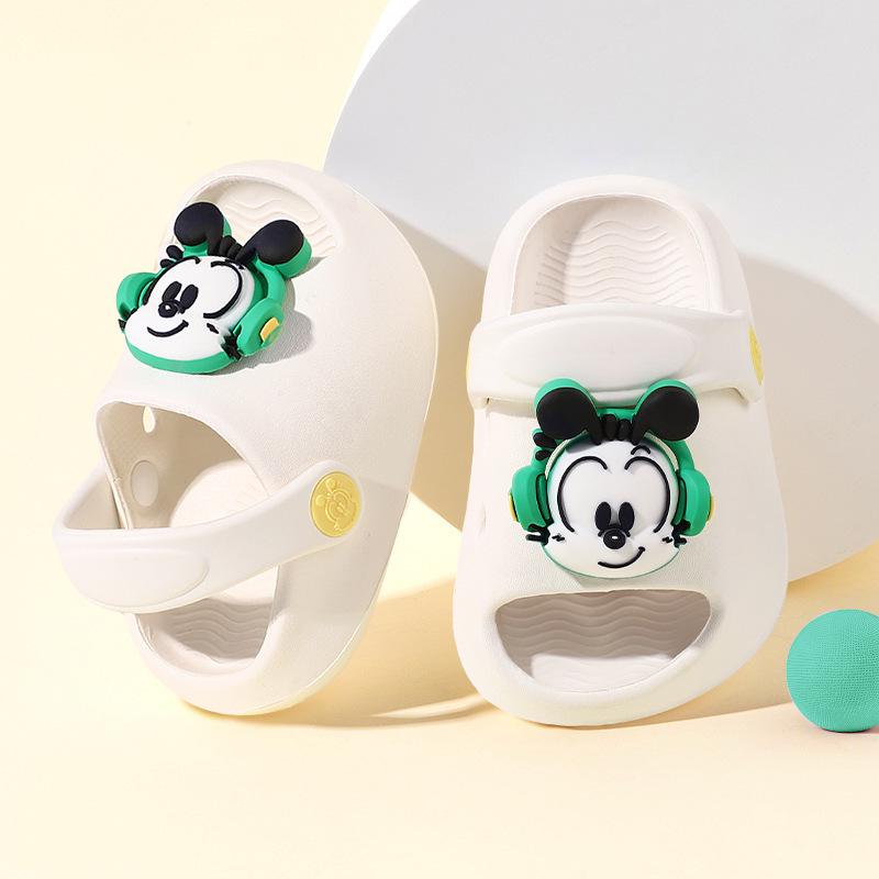 Babu Dou Lightweight EVA Sole Slippers for 1-5 Year Old Boys and Girls - Cute Two-Wear Design for Kindergarten