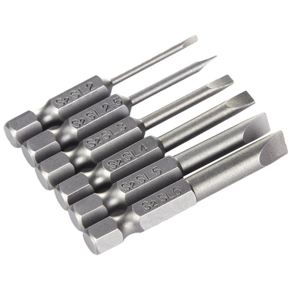 Screwdriver Bit 2.0-6.0mm 50mm Accessories Electric Drills
