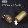 Portable Hanging PEI Bottle Small Size Emergency Pill Container Durable Mini Pill Box  Hiking