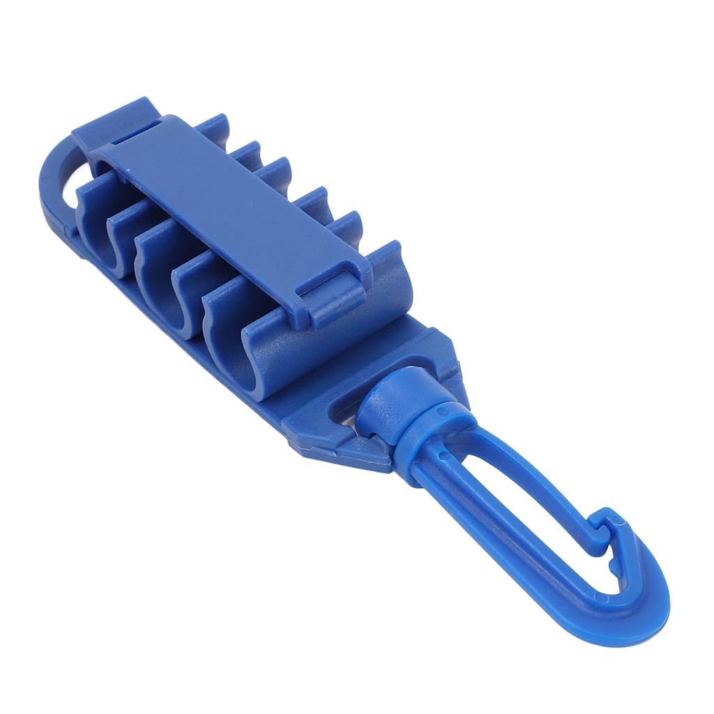 Scuba Schlauchhalter mit drehbarem Karabiner D-Ring Verriegelnder Scuba Schlauchhalter für 9/16 Zoll 12 Zoll Schlauch