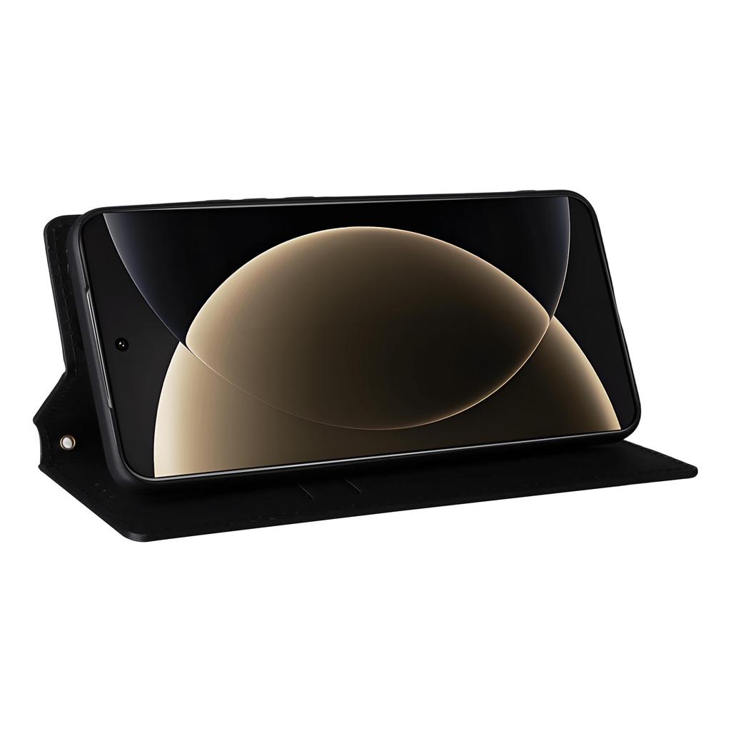 For Xiaomi 15 Ultra Case Wallet Rhombus Imprinted Leather Phone Cover