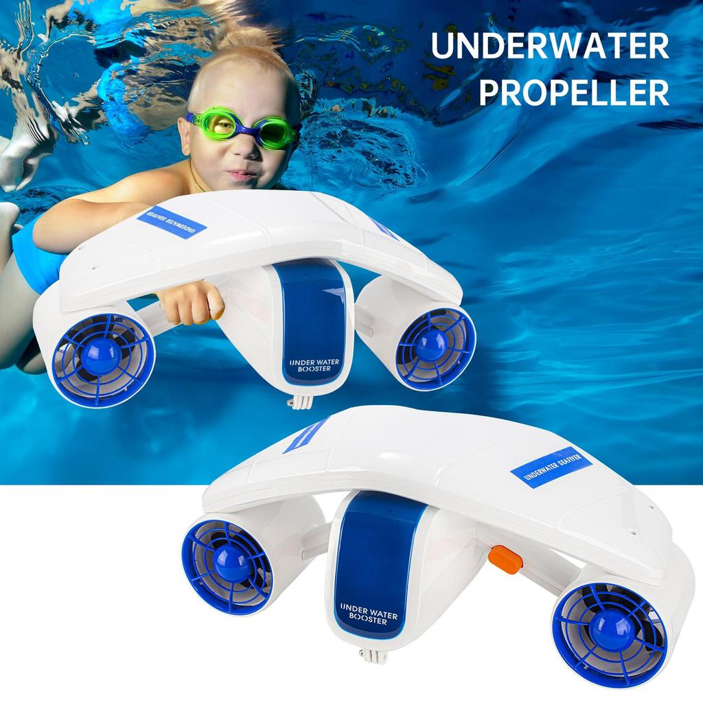 Electric Underwater Diving Scooter Underwater Booster for Snorkeling 7500mAh Battery 20m Depth 1.6m/s Snorkeling Diving