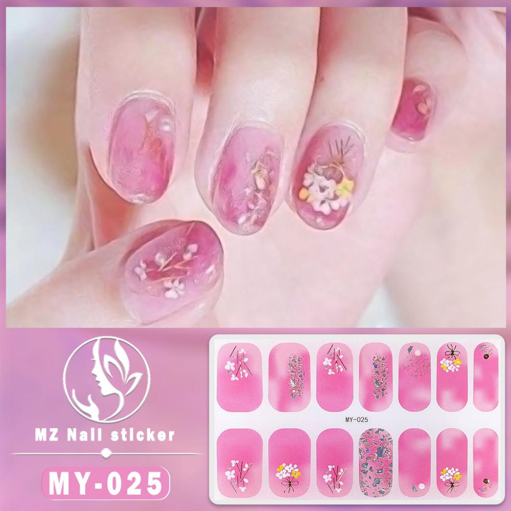 Dreidimensionaler wasserdichter No-Bake Gel-Nagellack-Film Vollsticker Imitations-Diamant-Nagelfilm-Papier Nagelfilm-Papier