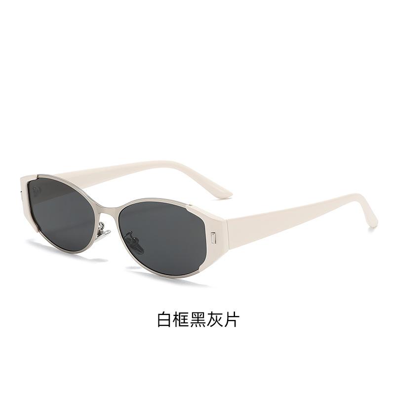 

2026 New Metal Small Frame Cat s Eye Sunglasses Women s Fashion Versatile Premium Sensitive UV Protection Sunglasses