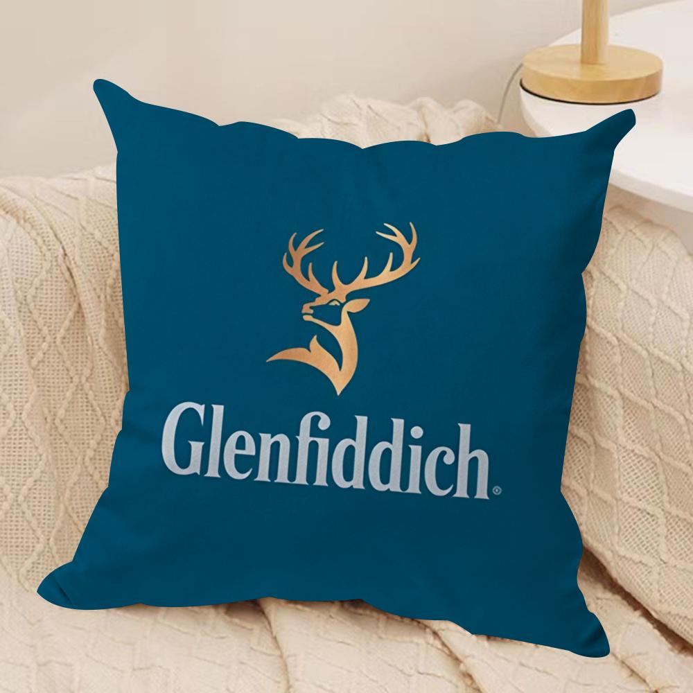 The G-GlenfiddichS Cushion Cover Soft Plush Double-Sided Printed Sofa Pillow Cushion Cover | Cozy All-Season Durable Decor Gift