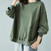 Sweatshirt for Women Autumn Winter Thickened Warm Stretchy Long Sleeve Oversize Tops