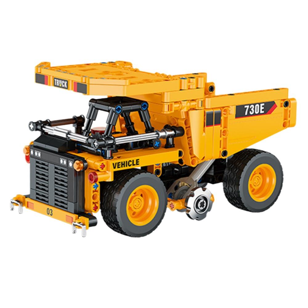 405PCS City Engineering Vehicle Building Blocks Set 3D Wheel Loader Mining Truck Crane Excavator DIY Toy for Children