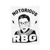 Rest in Power  Ruth Bader Ginsburg  Blankets Flannel Textile Decor  Portable Super Warm Throw Blanket for Home Office Quilt