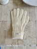 Women's Pink Wool Blend Knitted Gloves - Korean Style Cute Windproof Winter Cycling Gloves