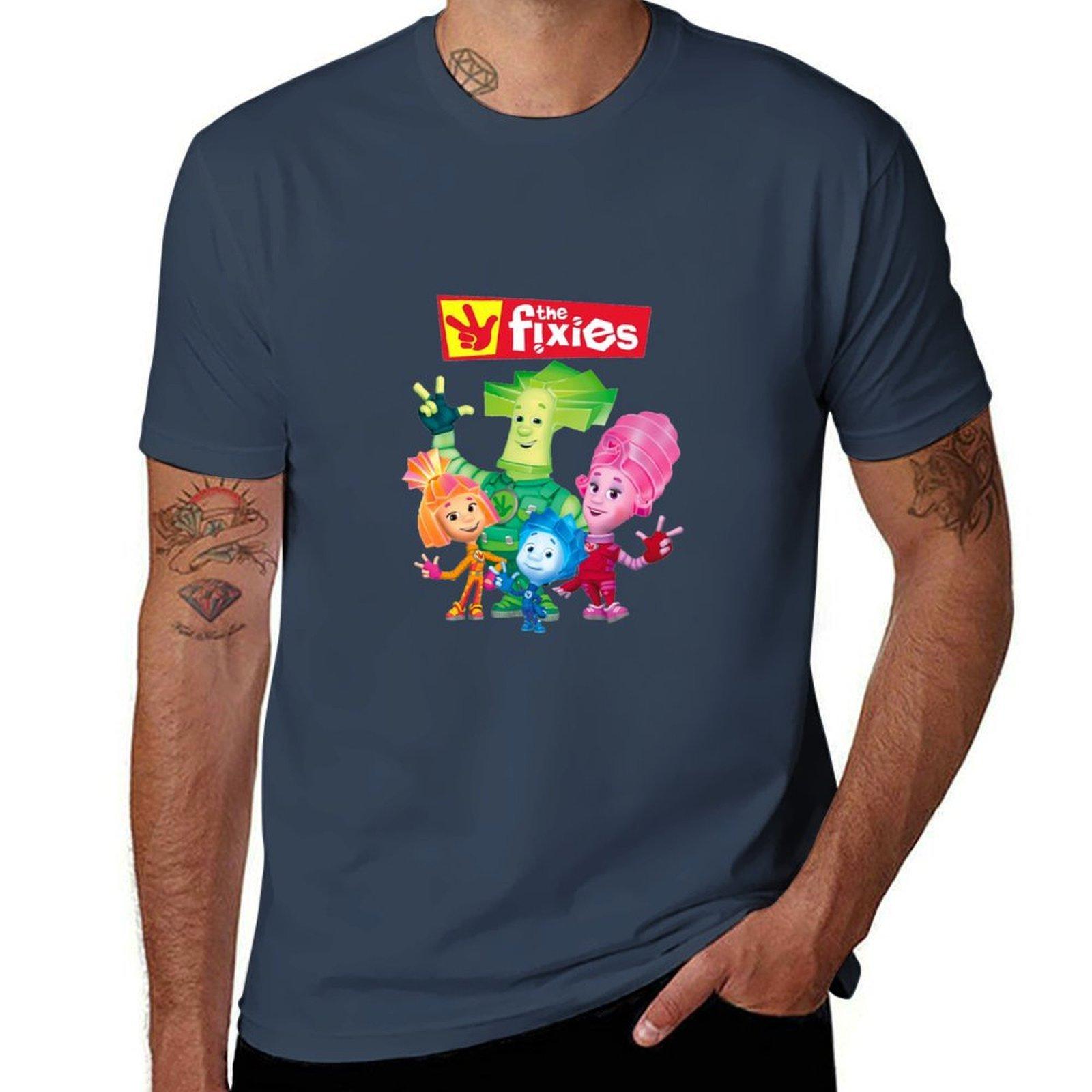 Cartoon the fixies TShirt Work Outdoor TShirt for Men S