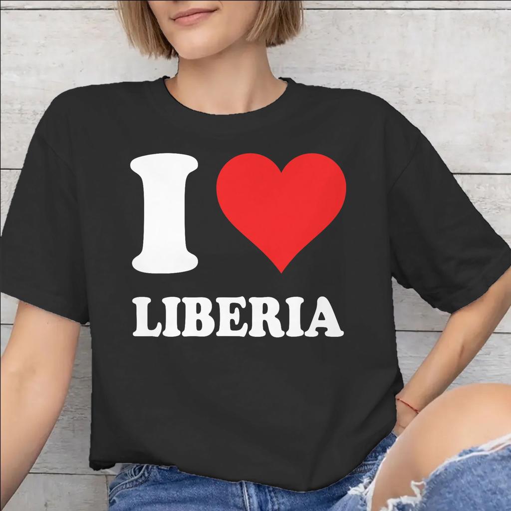 Fashion Liberia Independence Day T Shirt for Men Women 100 Cotton Tee Shirt Short Sleeve Clothing