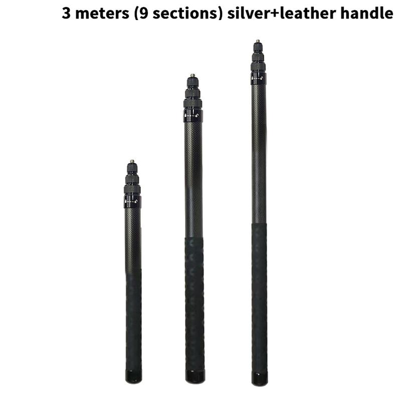 Carbon Fiber Selfie Stick Camera Extension Ultra Long Invisible Extension Stick Selfie Stick