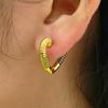 Micro-inlaid Colored Zircon Earrings for Women