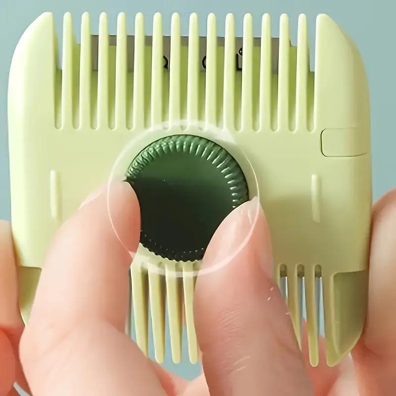 2 in 1 Baby HairCut and Hairdressing Comb Trim Bangs and Broken Hair Bangs Trimmer Manual Portable Children's Hair Clipper