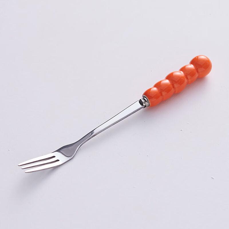 Zhishi Ceramic Handle Fruit Fork Set