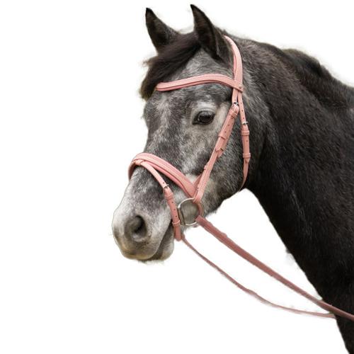 Redini in Pelle per Cavallo Little Rider Serena rosa