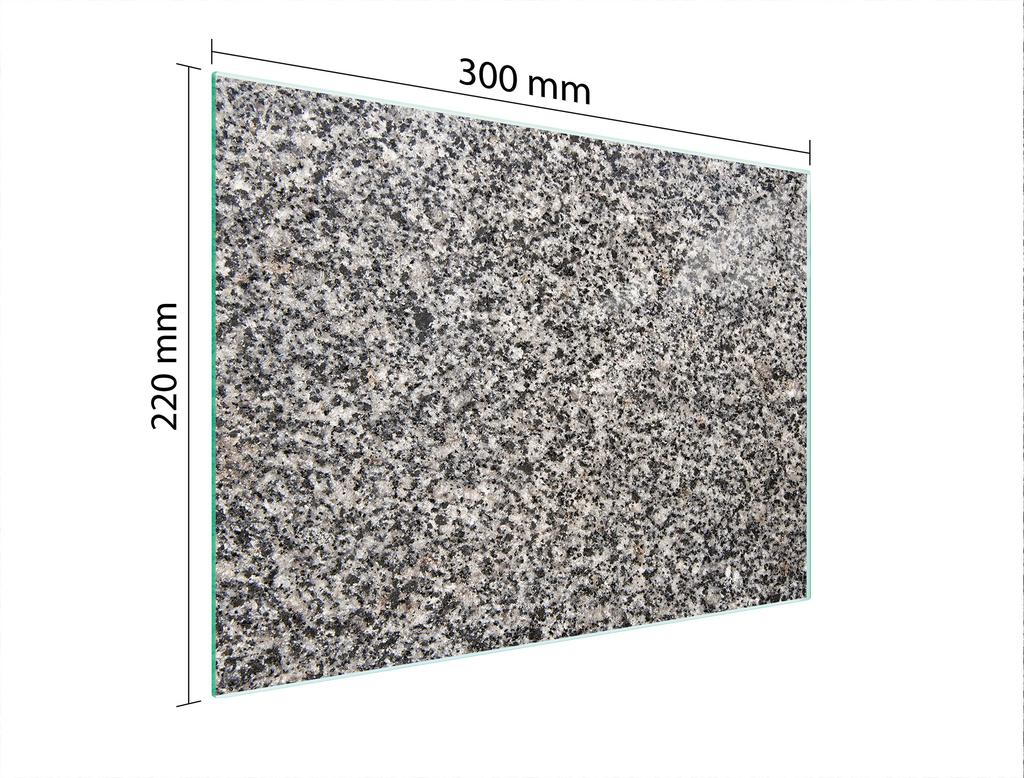 SZKLANA DESKA DO KROEJNIA 30x22 GRANIT