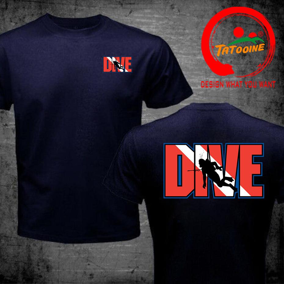 Awesome Scuba Drive Tshirts Unisex Streetwear T Shirt Scuba Diver Ocean Diving Tshirt Diver Gift Tshirt Cotton Tee Top Clothing