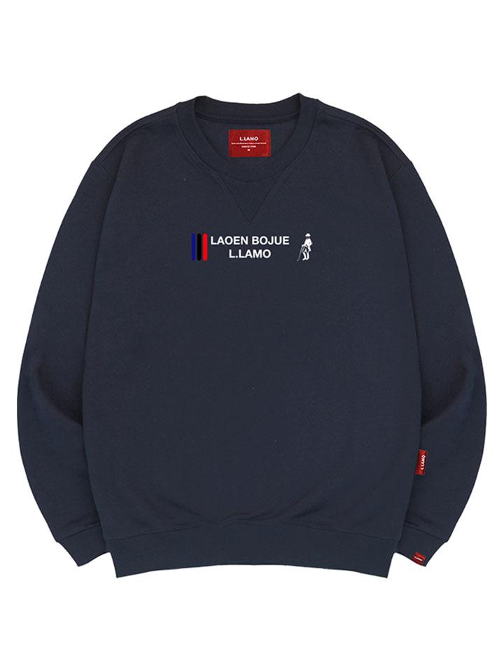 Ellamo Bonjour Lamo Sweatshirt Unisex Plus Size S~4Xl (A Type)