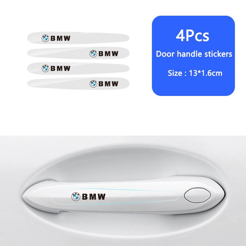 Car Door Handle Protective Film Transparent Anti-Scratch Sticker For BMW E46 E90 E60 F30 G20 X1 X2 X3 X4 X5 X6 X7 I3 I4 I5 I7 M2