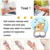 Office Ergonomic Silica Gel Non Slip Gaming Dog Wrist Rest Mouse Mat Corgi Mouse Pad Wrist Support