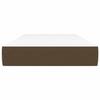 347677 vidaXL Pocket Spring Mattress Dark Brown 80x200 Cm Thickness 20 Cm