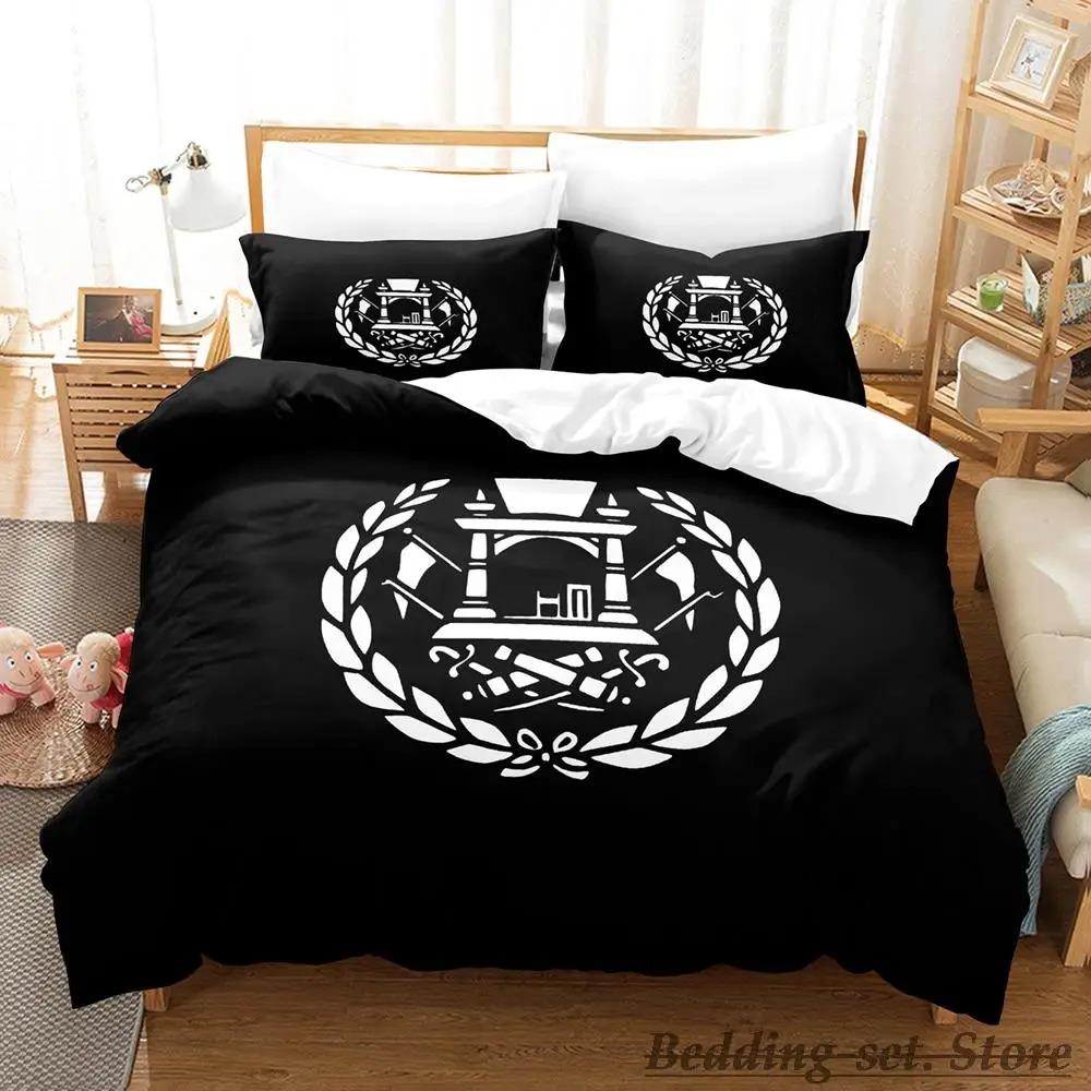 Set Biancheria da Letto Bandiera dell'Afghanistan Singolo Twin Full Queen King Size Copripiumino per Camera da Letto Adulto Bambino Decorazione