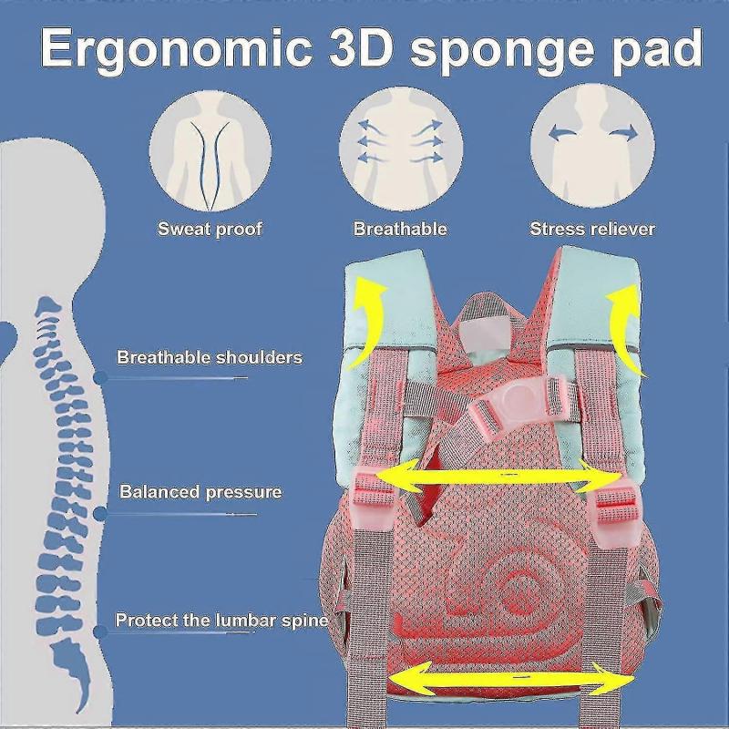 Kids Backpack Kindergarten Schoolbag Waterproof Backpack Cartoon Schoolbag Preschool Unisex Gift, Cute Owl 25-26