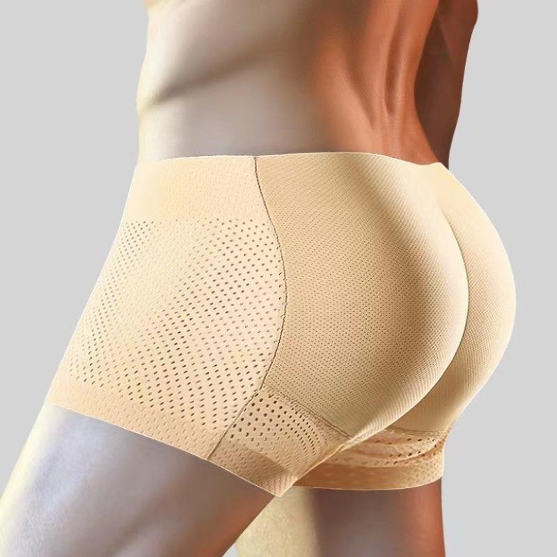 Men's False Butt, Hip Lift Panties, Sponge Pad Hip, False Hip, Wide Hip, Peach Hip, Integrated Flat-angle Hip.