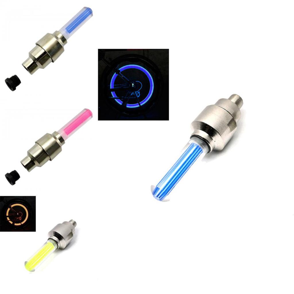 Valve Light Bicycle Plastic Material Red Blue Green Yellow Flicker Vibration