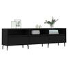 VidaXL Meuble TV noir 150x30x44,5 cm bois d'ingénierie 831293