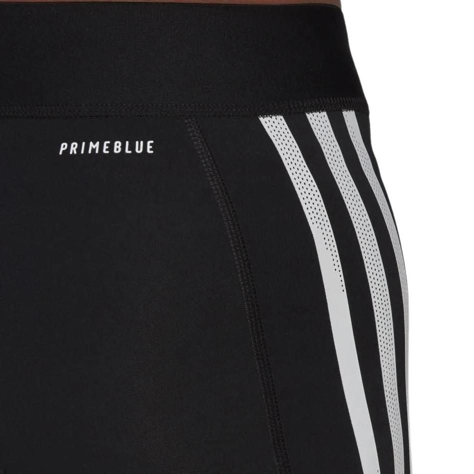 adidas Logo Striped Print Mid-Rise Elastic Slim Fit Cycling Pants Men Pants Black GM6745