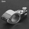 2Pcs 22/25mm Stainless Steel Marine Boat Bimini Top Jaw Slide Clamp Steel Boat Hardware Fitting for Inflatable Commercial Yachts