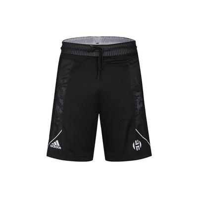 Harden Logo Straight Basketball Shorts with Quick-Dry Technology Men Shorts Black DZ0597