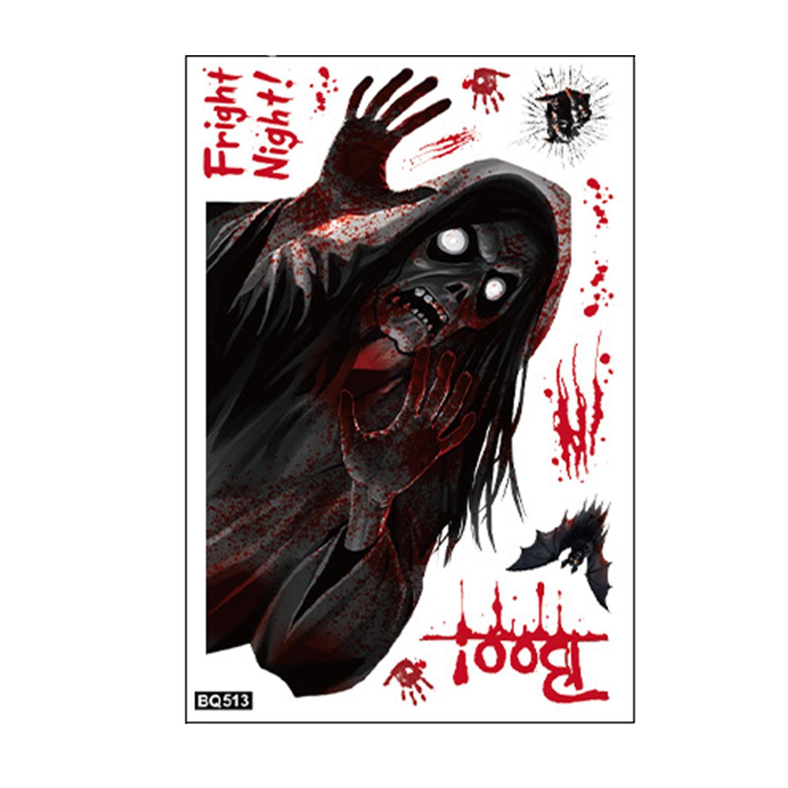 

Haunted House Window Decals Weatherproof Instant Spooky Window Makeover for Windows Mirrors Decor