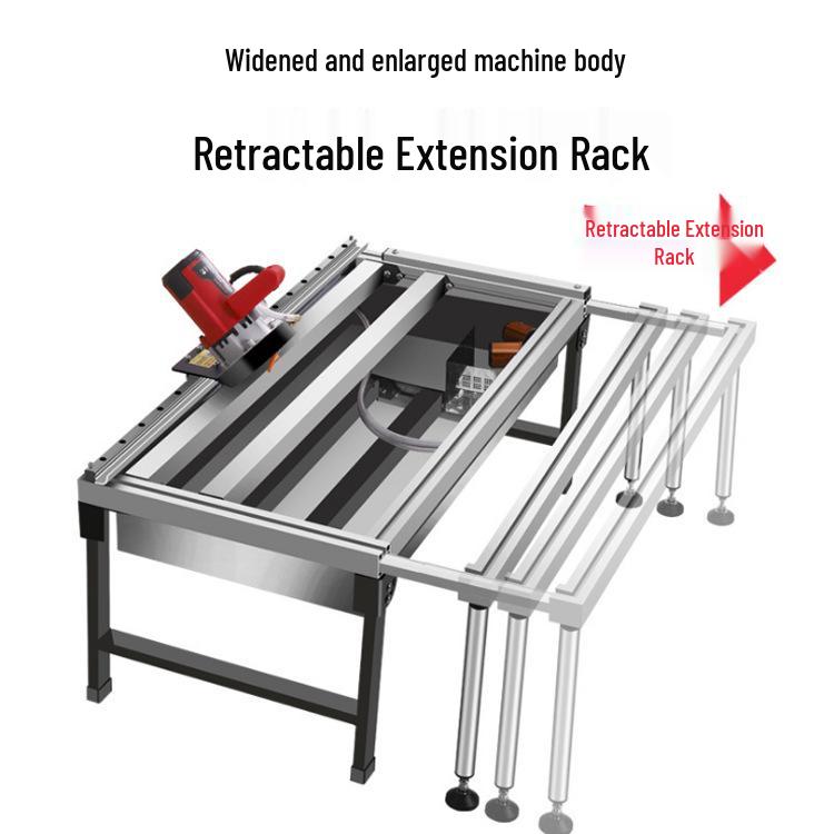 Electric 45° Tile Chamfering Machine with Automatic Water System & Retractable Bevel Cutter